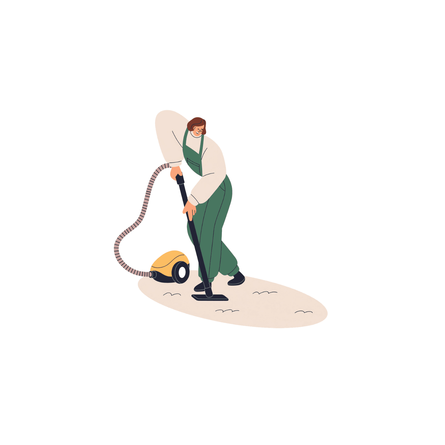 Housekeeping — bright, tidy kitchen with Helper